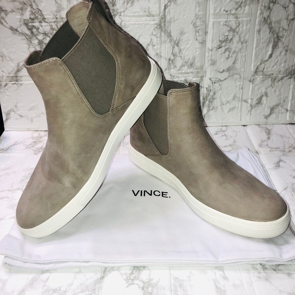 VINCE Newlyn Slip On High Top Sneakers - Picture 11 of 13